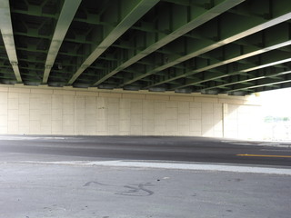 The underside of a Bridge in Apopka in Florida!