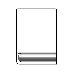library book literature isolated icon