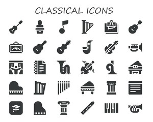 classical icon set
