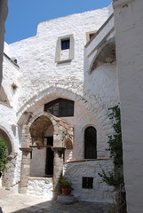 Fototapeta na wymiar Monastery of Saint John the Theologian at Patmos Island in Greece