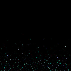 Blue, cyan, turquoise glitter stars, confetti.