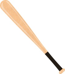 Baseball Bat Vector Grained