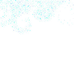 Blue, cyan, turquoise glitter stars confetti