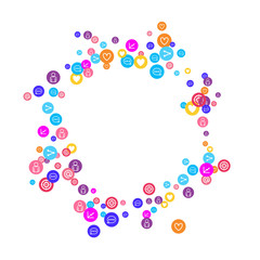 Social media marketing, Communication concept.