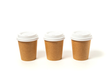 kraft paper glasses for hot drinks with lids