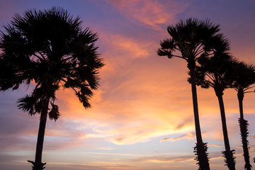 Twilight Sky after Sunset at Promthem cape