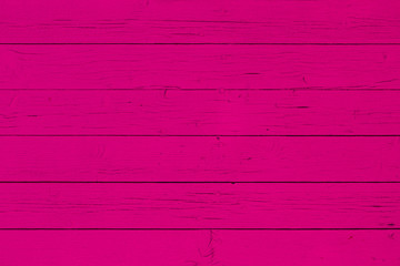 Wooden wall background, magenta color