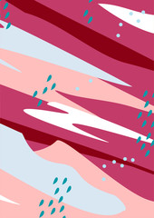 Colorful Simple Abstract Digital Arts / Paintings / Backgrounds / Illustrations