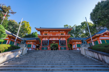 京都　八坂神社の西楼門