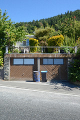 Small House on Street in New Zealand
