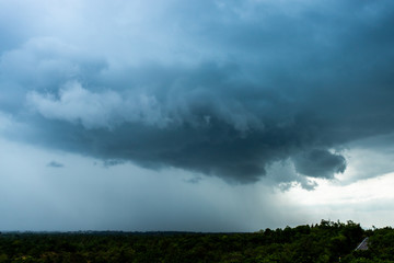 thunder storm sky Rain clouds