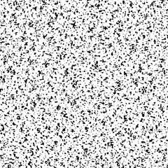 Seamless abstract illustration monochrome pattern. Ornament made of black and white dots. Random layout. Gift wrapping paper. Bed sheets and interior