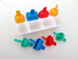 multi color  Ice cream maker isolated with white background