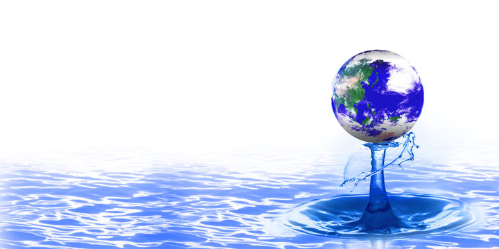 水の惑星、地球（きれいな水を守りたい）