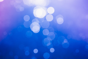 Blue abstract bokeh