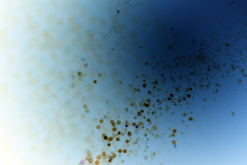 Black Bokeh water