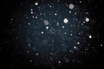 Abstract blur black bokeh