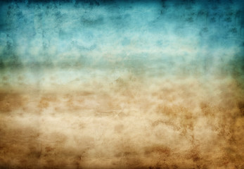 Grunge vintage old paper two tonr color art background