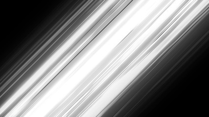 Fototapeta premium Speed Black and White 3d illustration abstract anime background