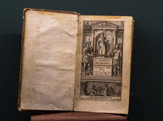 Vintage rarity book, published in the XVII century.