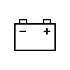 Car battery icon vector design templates