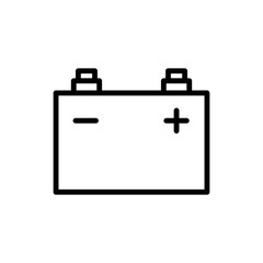 Car battery icon vector design templates