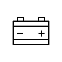 Car battery icon vector design templates