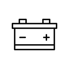 Car battery icon vector design templates