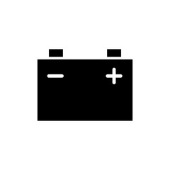 Car battery icon vector