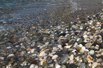 stones on the beach