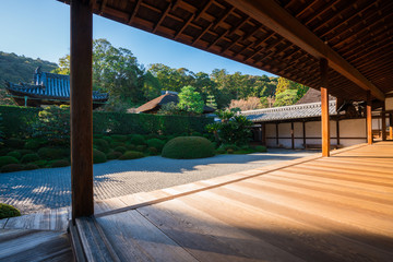 京都　一休寺の庭園
