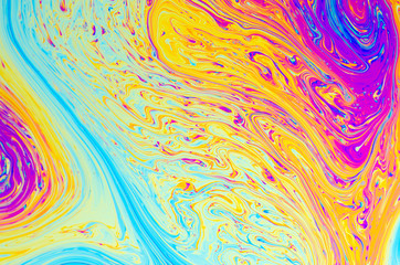 Abstract soap bubble structure