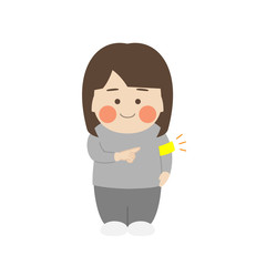 女性キャラクター腕章