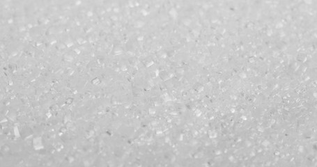 Pile of the white sugar