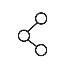 share illustration icon logo vector template