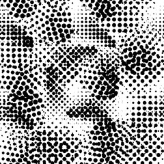 Modern halftone background meaningful dots Abstract futuristic backdrop.