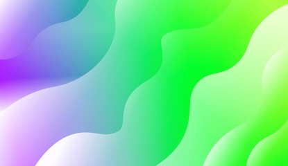 Modern Background With Wave Gradient Shape. For Your Design Wallpapers Presentation. Vector Illustration with Color Gradient.