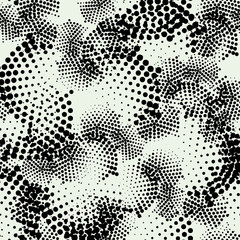 Modern halftone background meaningful dots Abstract futuristic backdrop.
