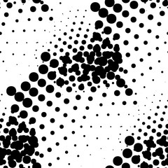 Modern halftone background meaningful dots Abstract futuristic backdrop.