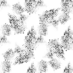Modern halftone background meaningful dots Abstract futuristic backdrop.