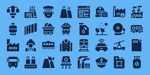 station icon set
