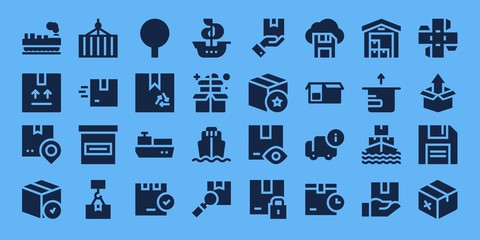 export icon set