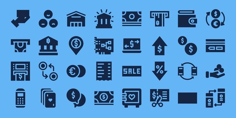 credit icon set
