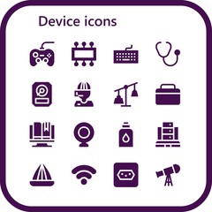 device icon set