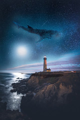 The blue whale in the sky © pleasePic