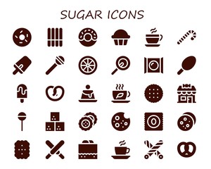 sugar icon set
