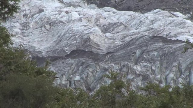 Franz Josef Glacier, South Island, New Zealand. Ice, Snow. Cold. Melting. Climate Change