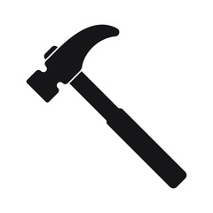 Hammer icon, hammer symbol, vector.