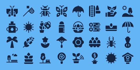 spring icon set
