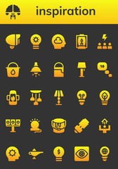 inspiration icon set